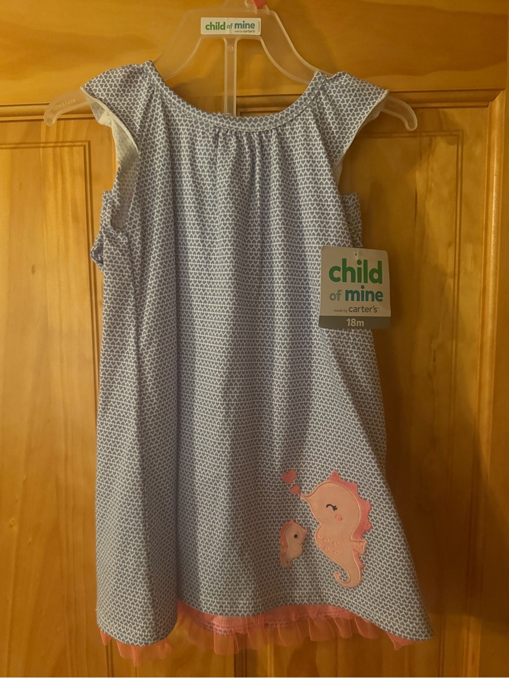 Carter’s Child of Mine 2 Piece Dress/Diaper Cover Set 18 months